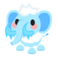 Snowy Mammoth Sticker - Uncommon from Ice Soup Bait
